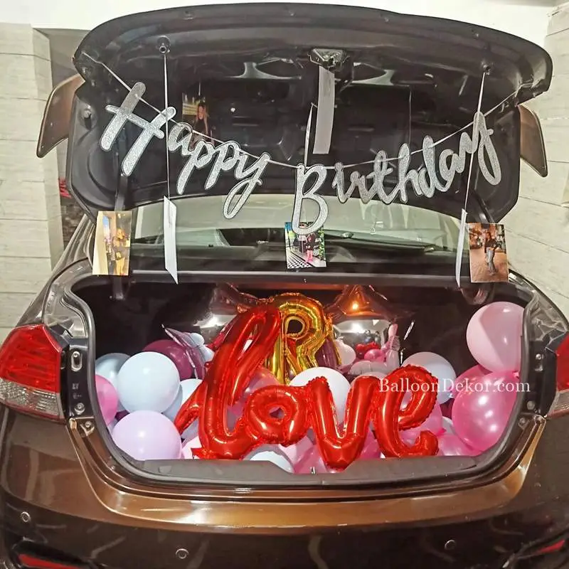 Simple Car Decoration For Birthday