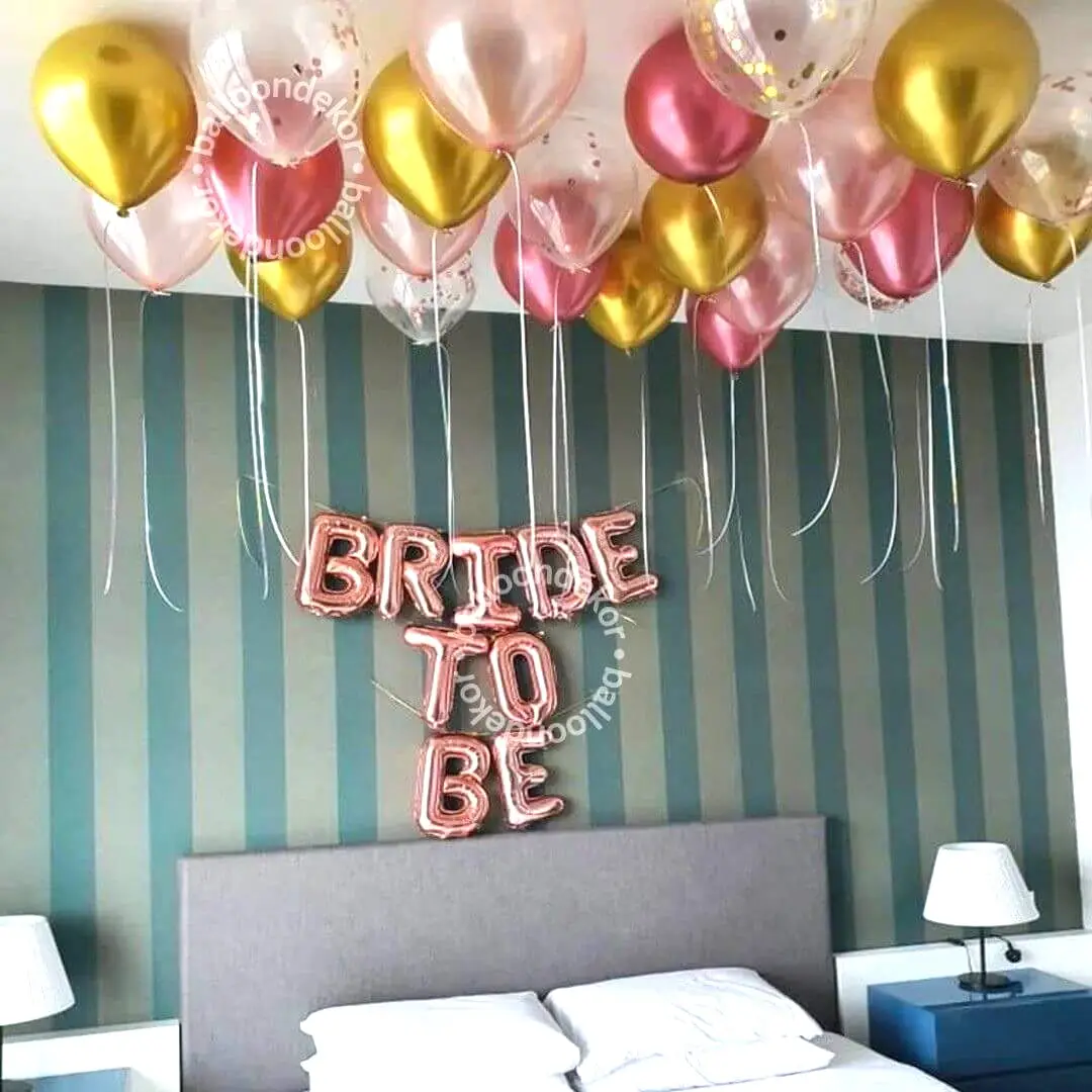 Ballon Bride to be Decoration