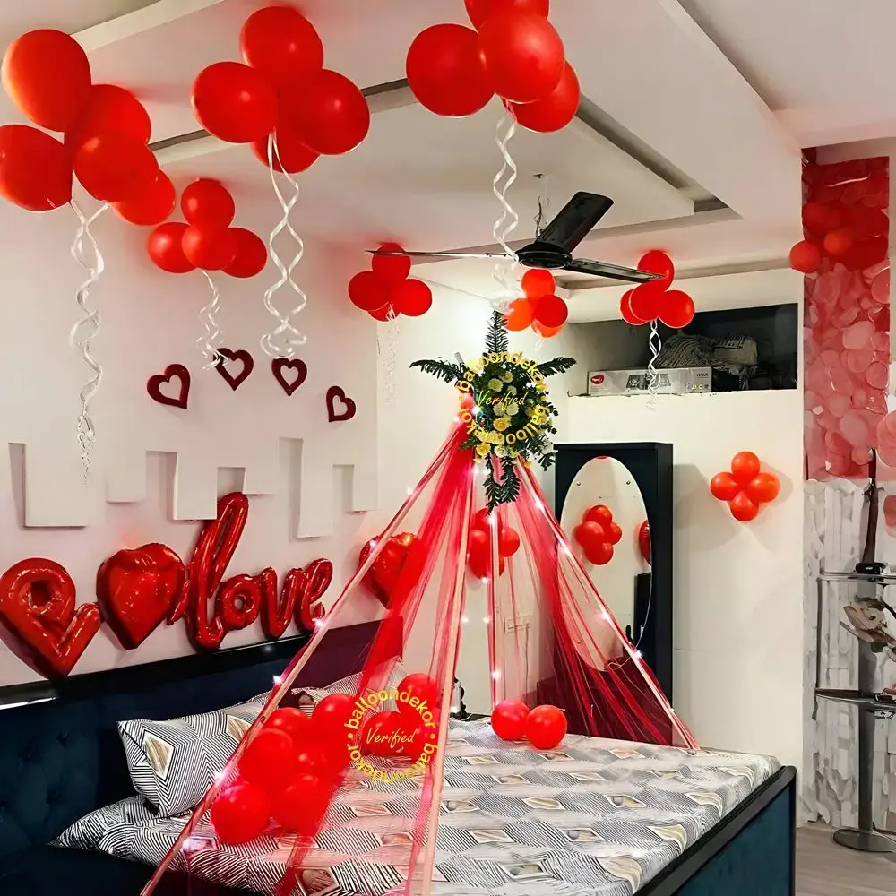 Romantic Anniversery Ballon Decoration
