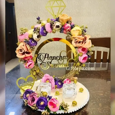 Modern Ring Platter for wedding